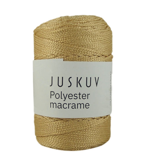 Polyester macrame Juskuv 55 - világos arany