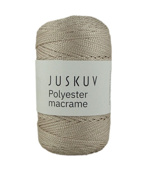 Polyester macrame Juskuv 60 - világos bézs